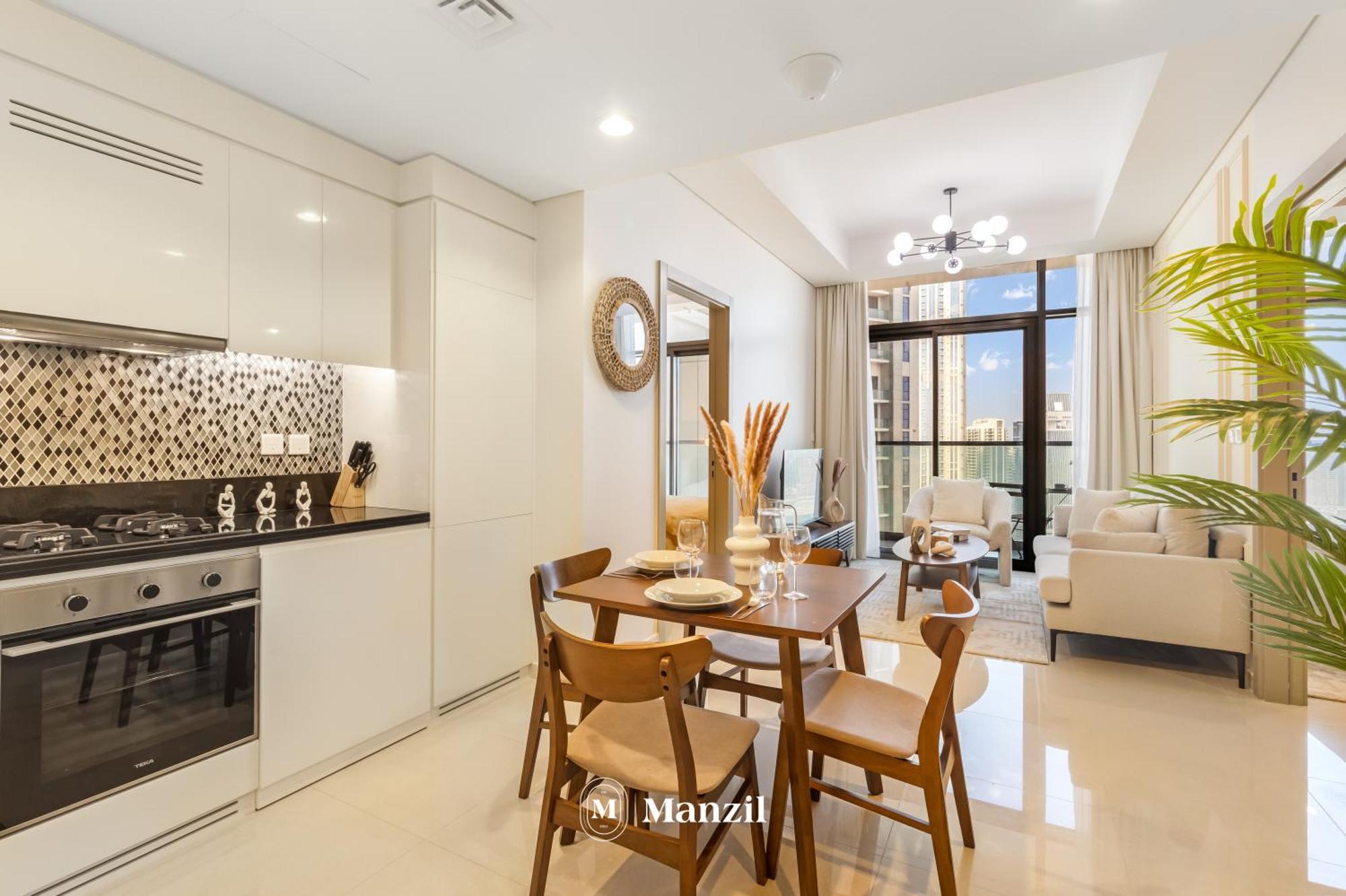 Manzil - 2br In Business Bay With Canal Views