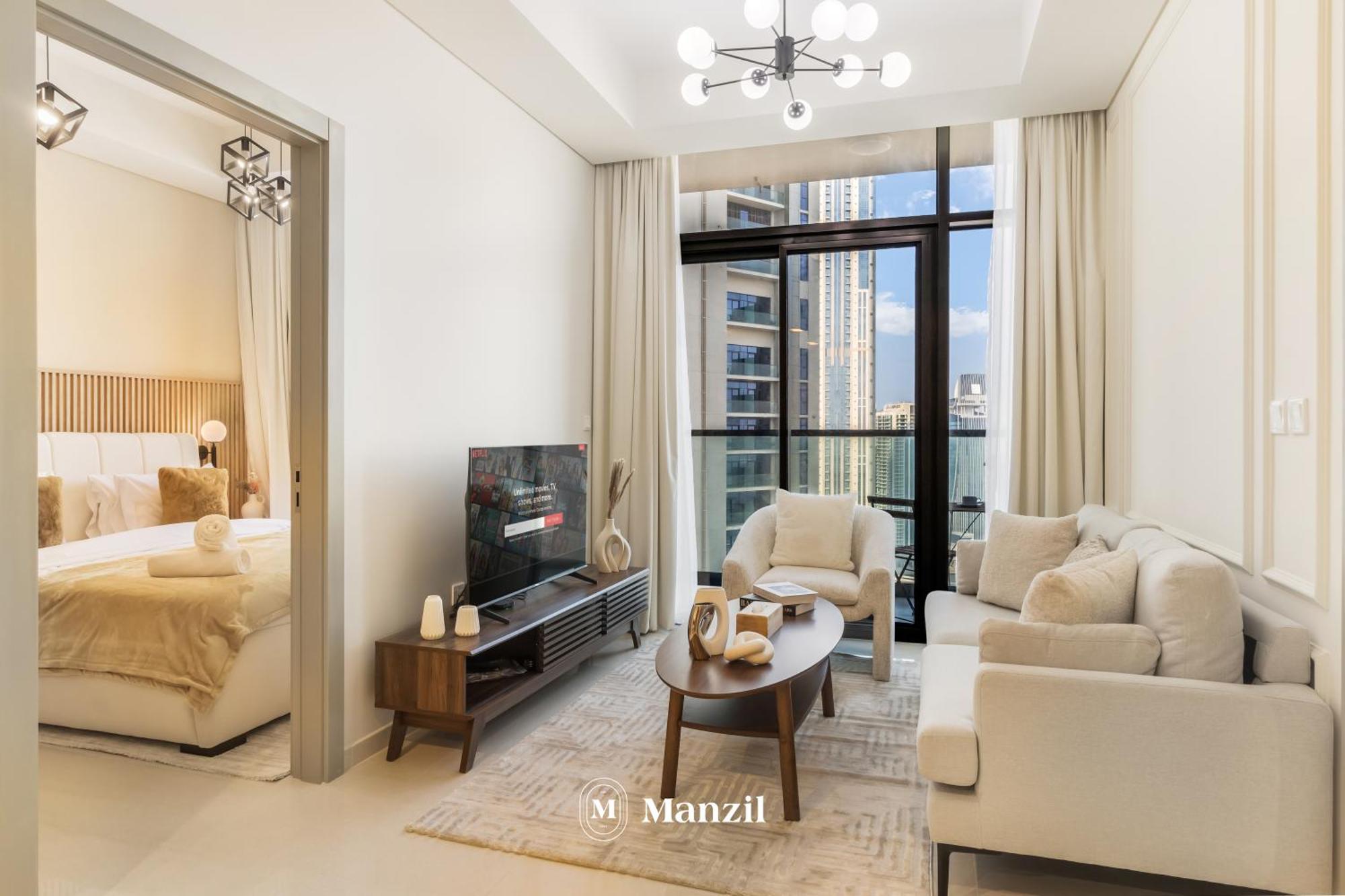 Apartment Manzil - 2br In Business Bay With Canal Views